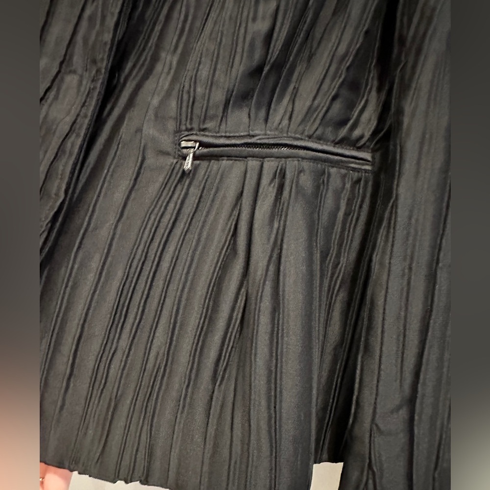 Lafayette 148 New York Black Textured Blazer - Picture 5 of 7
